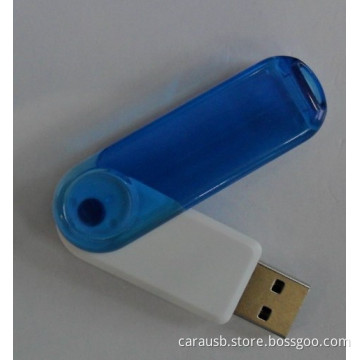 CaraUSB ABS gifts Usb disk rotating clip transparent shell capless design creative USB Specials promotion